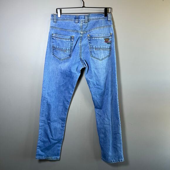 Franco Lucci Men's Straight Leg Jeans Turkey Model Size 34 - Picture 8 of 10